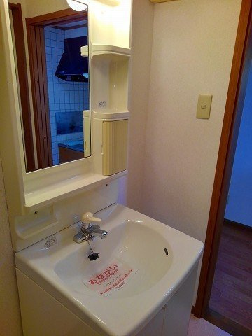 ヴィラ　カリョウビンガΒの洗面所