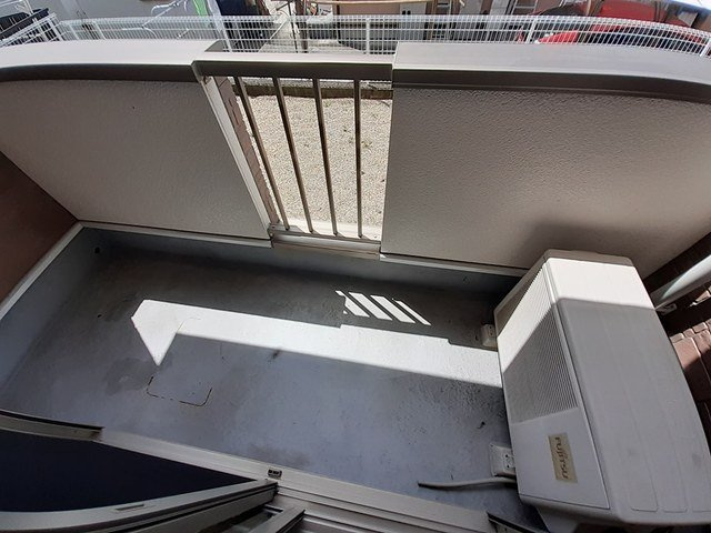 さくら荘のバルコニー|落ち着いた時間を過ごせるバルコニーです