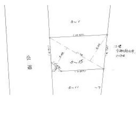 【土地】川越市霞ケ関北２丁目売地の土地図