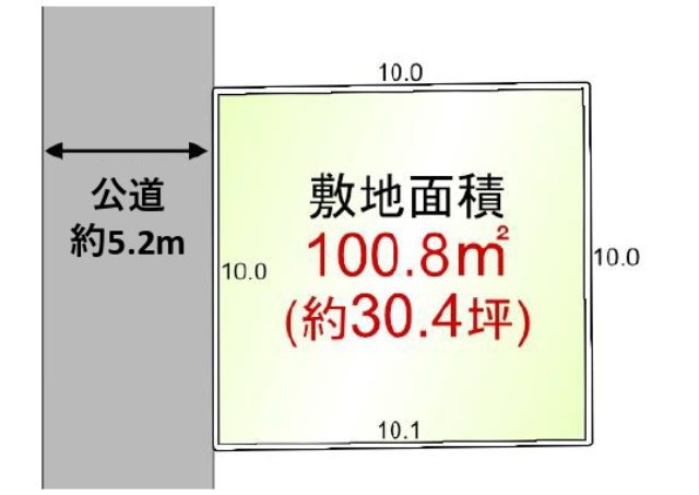 敷地面積30坪　売地　ふじみ野市桜ケ丘1丁目