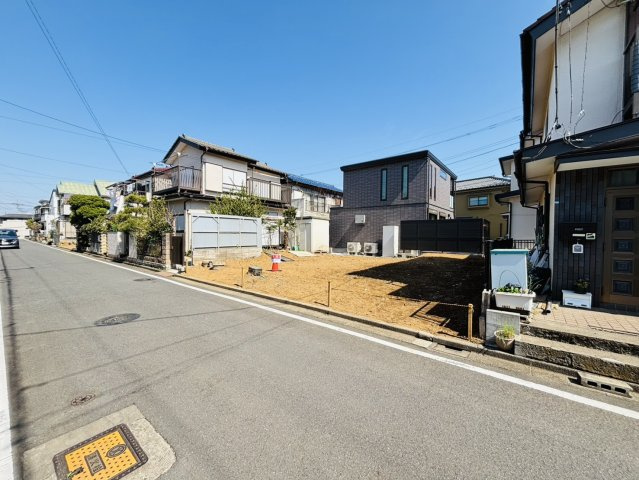 敷地面積30坪　売地　ふじみ野市桜ケ丘1丁目の周辺|南西側公道約５．２ｍに１０ｍ接道！日当たり良好です♪
現地（2026年3月）撮影