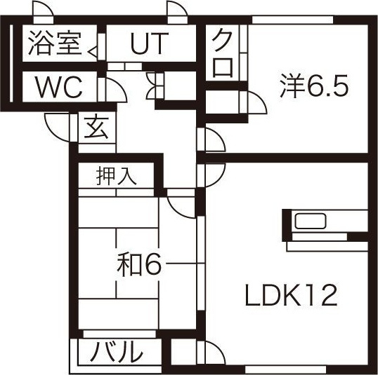プラセール B棟の間取り