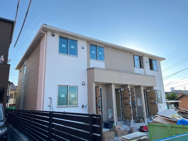 ガーデン中新町の外観|建築現場