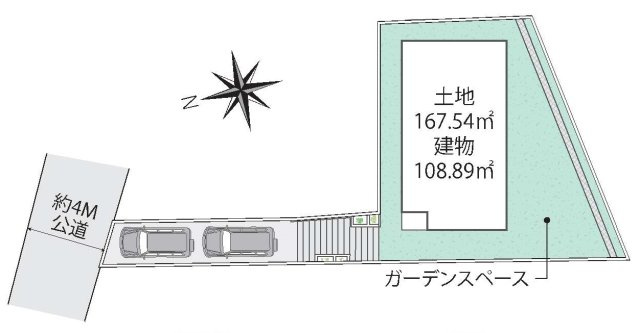 【横浜市旭区笹野台4丁目46-16新築戸建て】★仲介手数料無料★（笹野台小学校・希望が丘中学校）の区画図