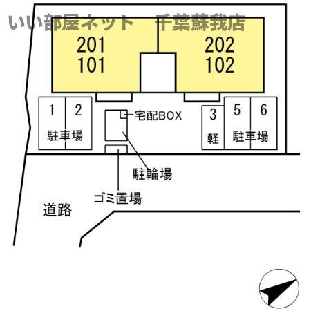 フェリーチェの区画図