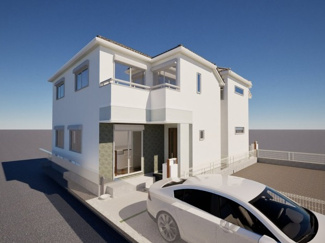 【外観】 | 日野市多摩平６丁目　２号棟　仲介手数料無料