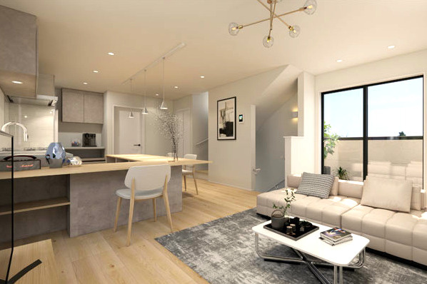 板橋区成増4丁目　カフェ風こだわり空間　限定1棟の完成予想図