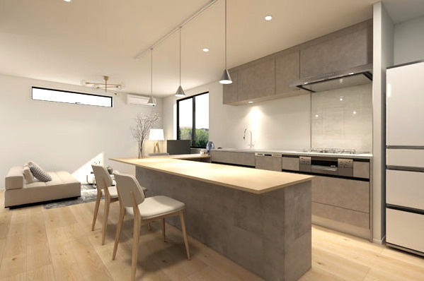 板橋区成増4丁目　カフェ風こだわり空間　限定1棟の完成予想図