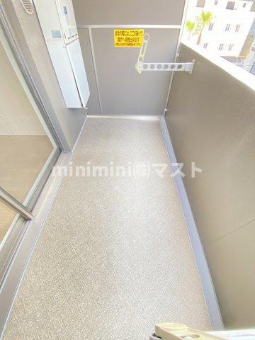 クラウンハイム上町台セントラル ラ・カーサのバルコニー|別部屋参考写真
