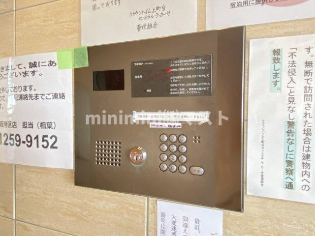 クラウンハイム上町台セントラル ラ・カーサのセキュリティ