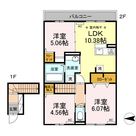 NKガーデンの間取り