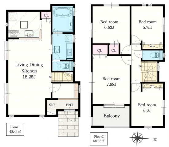 【横浜市瀬谷区南瀬谷2丁目17-9新築戸建て】★仲介手数料無料★（瀬谷さくら小学校・南瀬谷中学校）