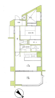 【間取り】 | サンライフ伊東A棟