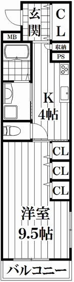【間取り】 | クリエオーレ諸福