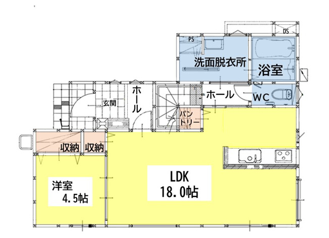 【間取り】 | 1F間取り図