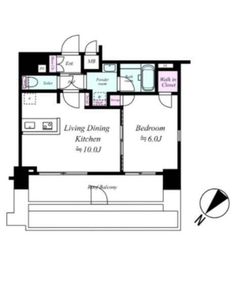 LEXE AZEST 赤羽の間取り