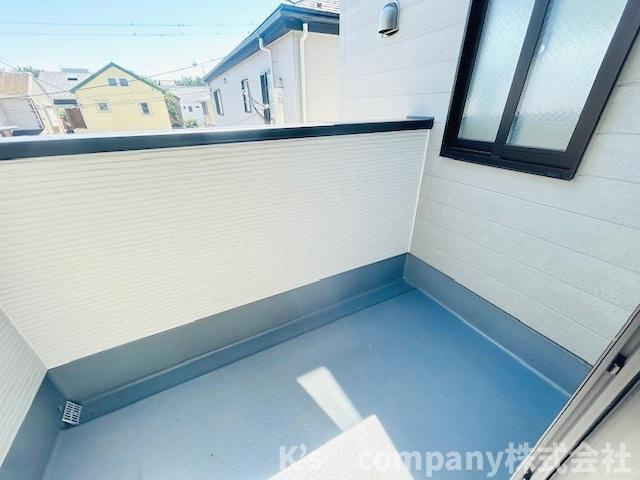 ◎茅ヶ崎市東海岸南4丁目　新築戸建　1号棟のバルコニー|南側のバルコニー☆