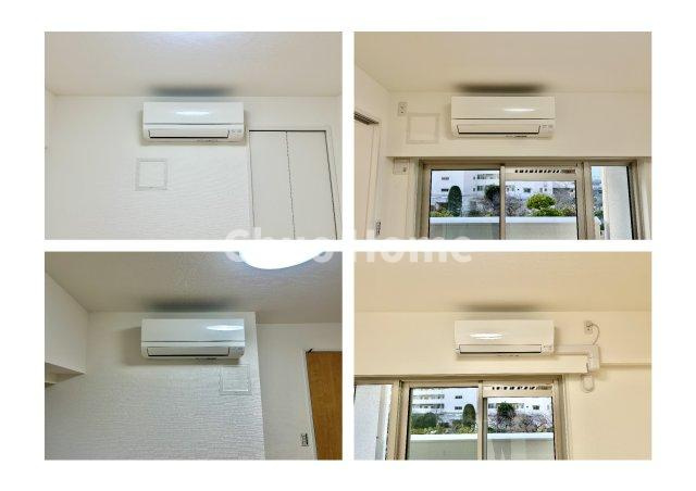 なぎさニュータウン2号棟の冷暖房・空調設備|エアコン新規新設×4