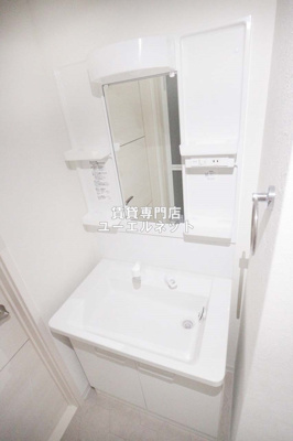 【独立洗面台】 | KTIレジデンス庄内 | 清潔感ある独立洗面台で毎日気持ちよく♪