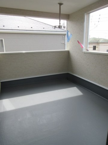 【仲介手数料無料】新築戸建　熊谷市石原1265-1（全2棟）のバルコニー