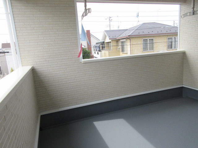 【仲介手数料無料】新築戸建　熊谷市石原1265-1（全2棟）のバルコニー