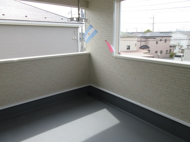 【仲介手数料無料】新築戸建　熊谷市石原1265-1（全2棟）のバルコニー