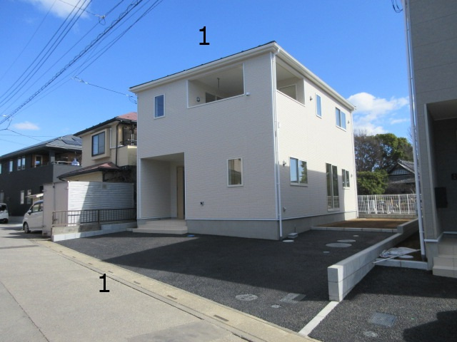 【仲介手数料無料】新築戸建　熊谷市石原1265-1（全2棟）の外観