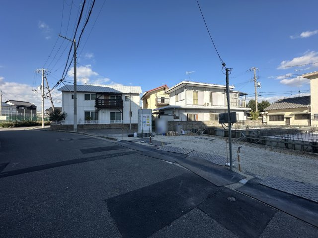 明石市二見町東二見新築戸建A号棟の前面道路含む現地写真|2025年11月22日撮影