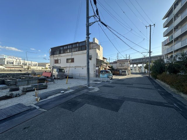 明石市二見町東二見新築戸建A号棟の前面道路含む現地写真|2025年11月22日撮影
