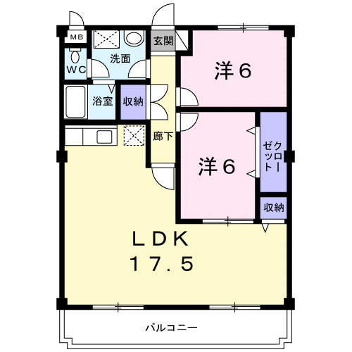 パルソシアの間取り