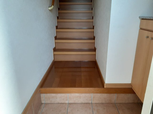 メゾン河北の玄関