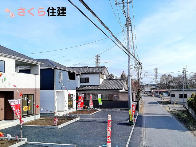 高根沢町宝積寺　第16　2号棟の前面道路含む現地写真
