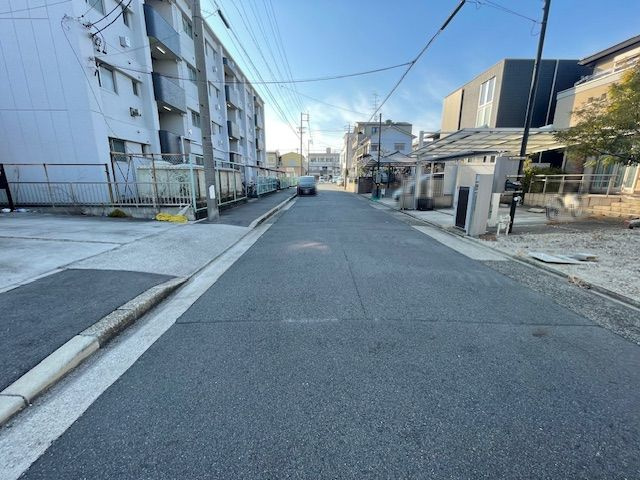 南区明円町土地の前面道路含む現地写真|前面道路