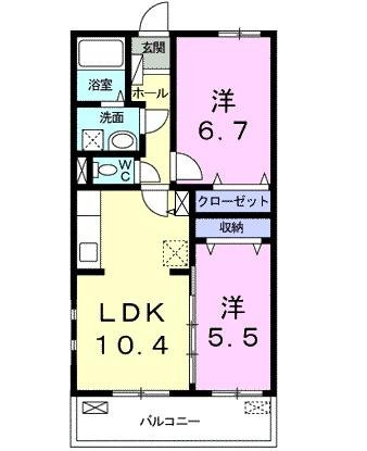 【間取り】 | Ｌｕｎａ　ｌａｐｉｎ　２