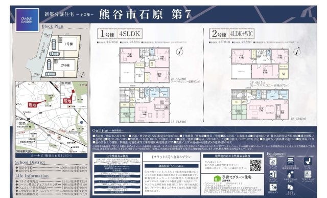 【仲介手数料無料】新築戸建　熊谷市石原1265-1（全2棟）のその他
