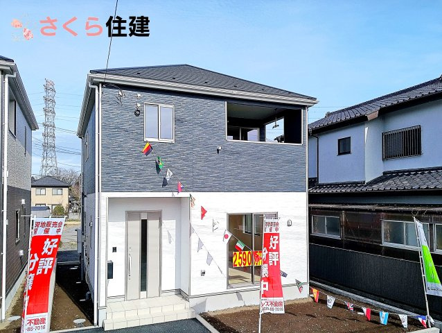 高根沢町宝積寺　第16　3号棟の外観|充実の収納設備が揃った4LDKの物件になります