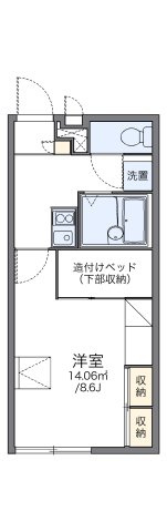 レオパレス御堀の間取り