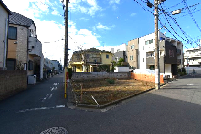 阿佐谷北3丁目・売地の前面道路含む現地写真
