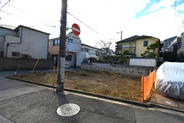 阿佐谷北3丁目・売地の前面道路含む現地写真