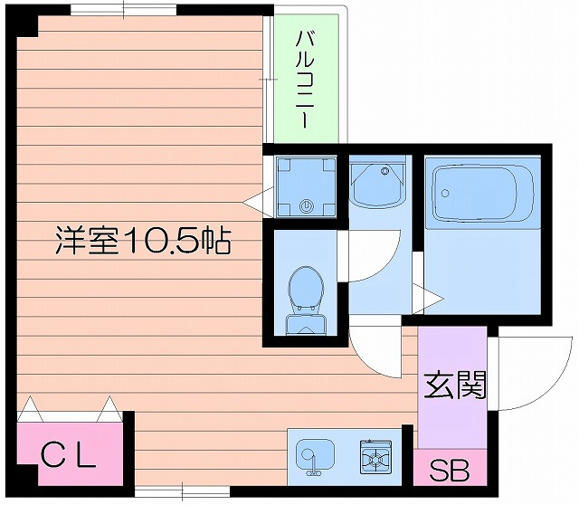 ハイツプルニエの間取り
