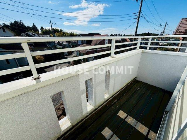 中古戸建てのバルコニー