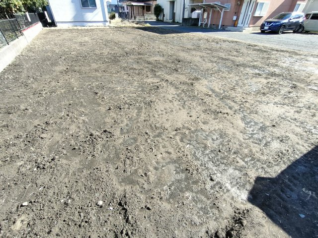 下野市石橋　全2区画の外観|〇２号地〇
148.94㎡、約45.05坪♪こちらの写真の手前側になります。
※2025年11月撮影