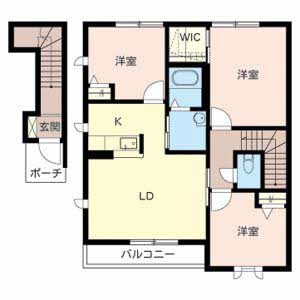 【間取り】 | シャーメゾン紀水Ⅲ