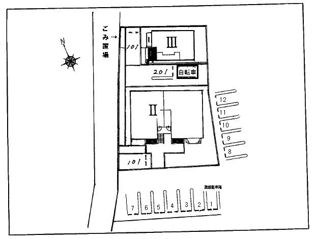 ラ・メルヴェイユⅡ　　　刈谷市の賃貸はクラスホーム刈谷店の駐車場