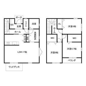 【間取り】 | 伏屋3丁目新築借家