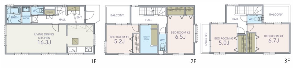 高座郡寒川町一之宮5丁目　中古戸建の間取り|4LDK☆