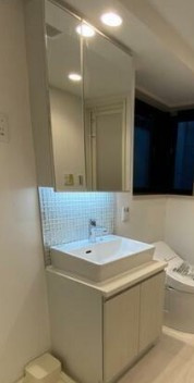 TIME SHARING 門前仲町の洗面所