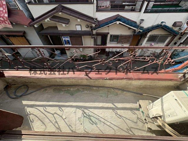 上神田2丁目テラスハウス　賃貸のバルコニー|広々としたバルコニーです