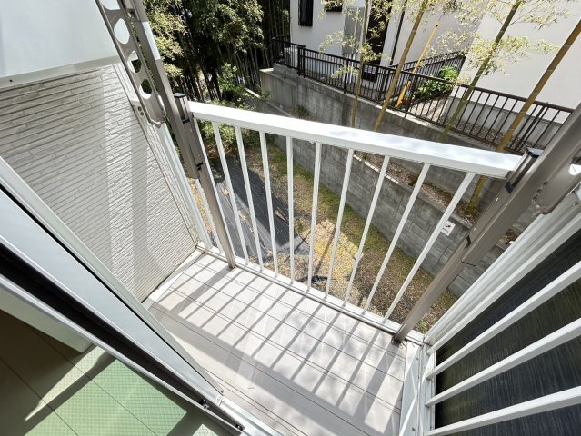 ポルシェ国府台のバルコニー