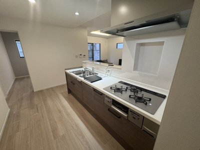 【キッチン】 | 中城南上原Ⅱ（全3棟）RC造新築平屋ラスト2号棟 | 2号棟　使いやすいシステムキッチン♪